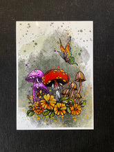 Load image into Gallery viewer, Mushrooms Illustration
