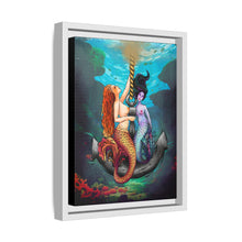 Load image into Gallery viewer, Sirenas Curiosas - Matte Canvas, Framed (Multi-color)
