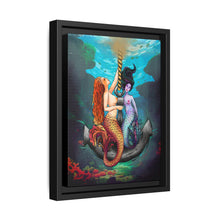 Load image into Gallery viewer, Sirenas Curiosas - Matte Canvas, Framed (Multi-color)
