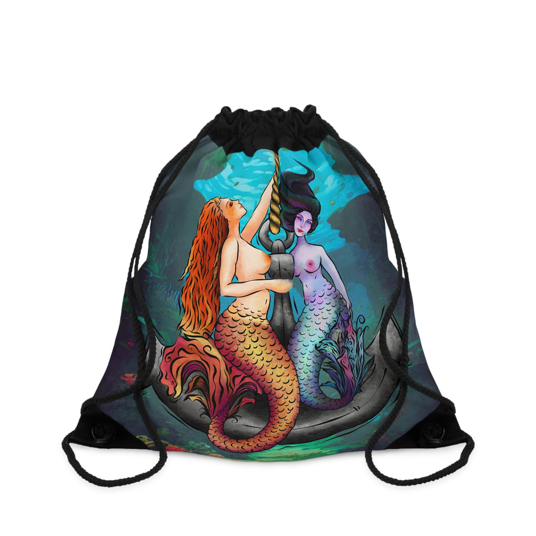 Sirenas Curiosas - Drawstring Bag