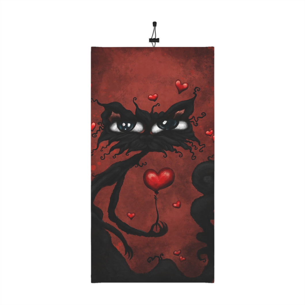 Dark Love - Winter Neck Gaiter With Drawstring