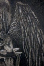 Load image into Gallery viewer, Angel in the Dark - Charcoal Drawing
