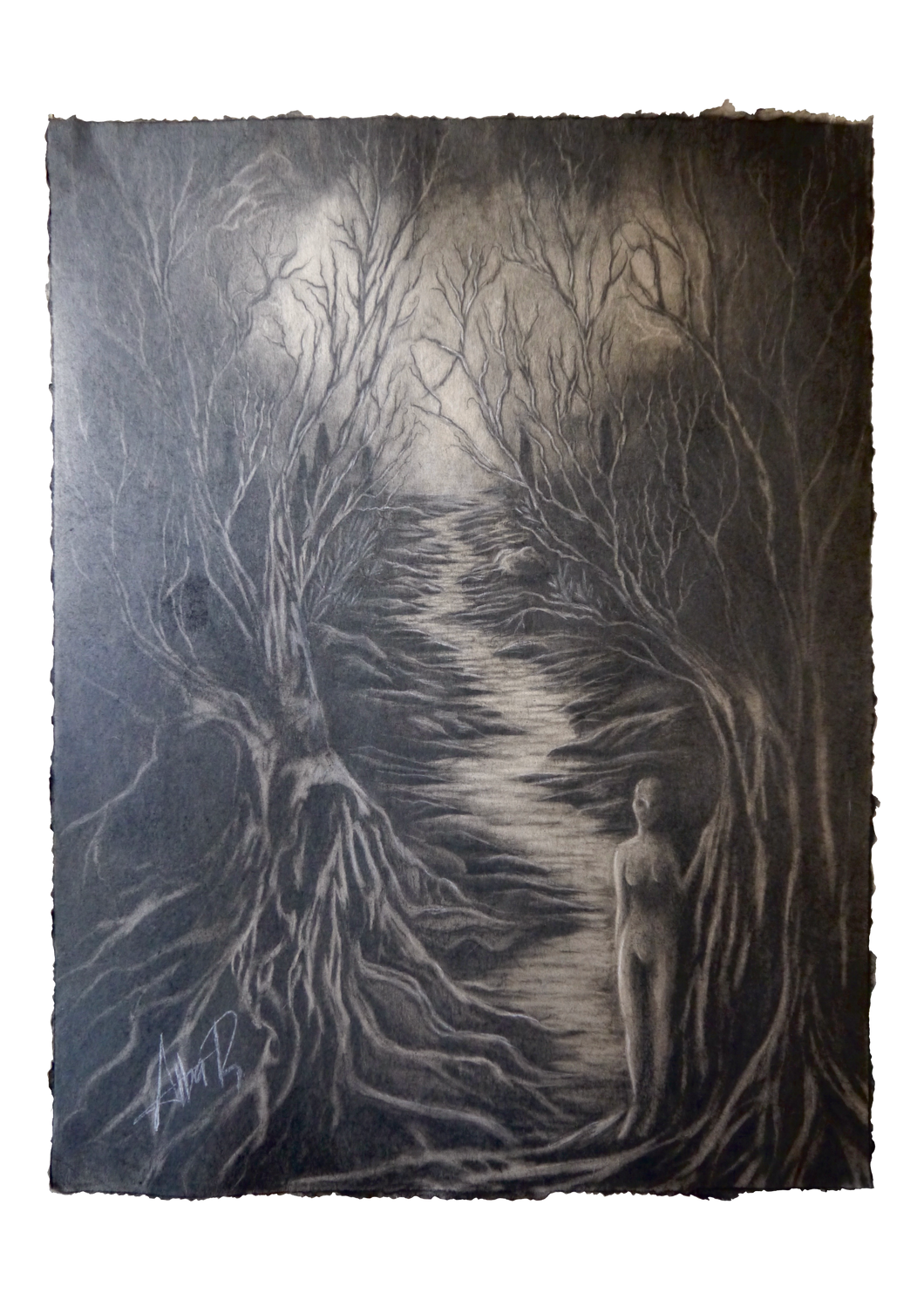 My Path - Charcoal Drawing