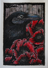 Load image into Gallery viewer, Midnight Crow - Watercolor Paint
