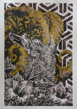 Load image into Gallery viewer, Golden Goat - Watercolor paint
